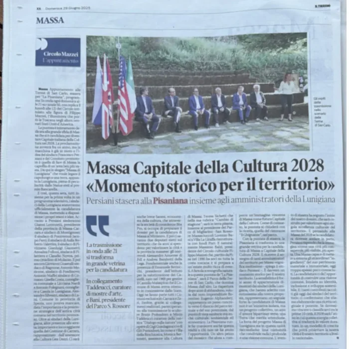 Capitale della cultura. Tutta la provincia (e Luni) a sostegno di Massa – La Nazione
