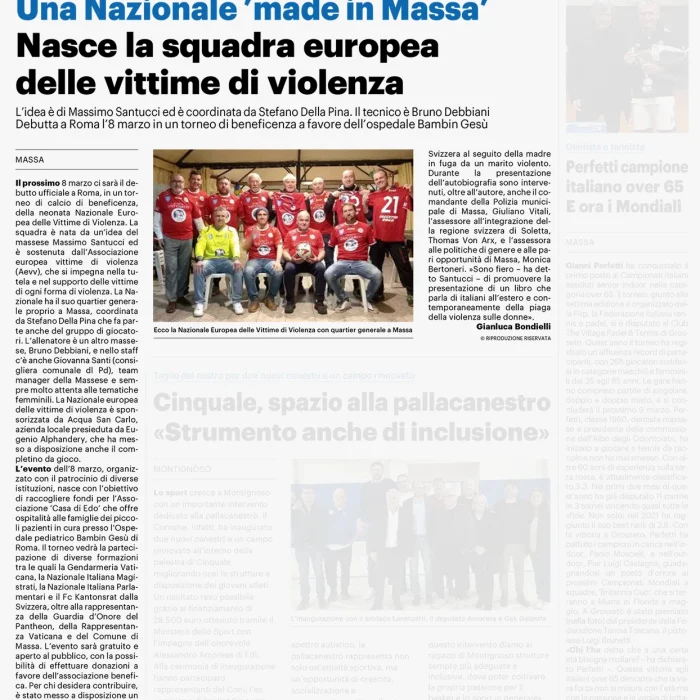 Una Nazionale “made in Massa”