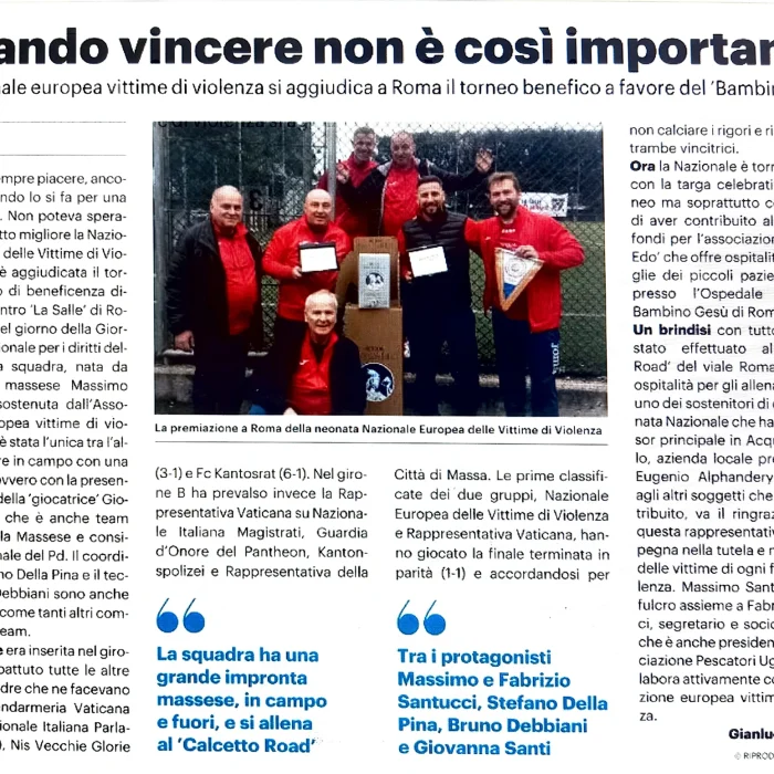 Quando vincere non è così importante